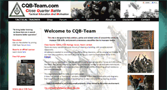 Desktop Screenshot of cqb-team.com
